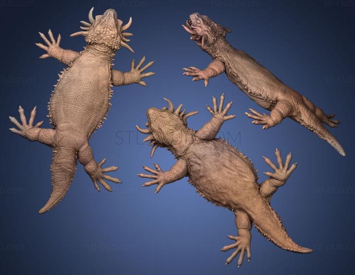 3D model Hypsognathus (STL)